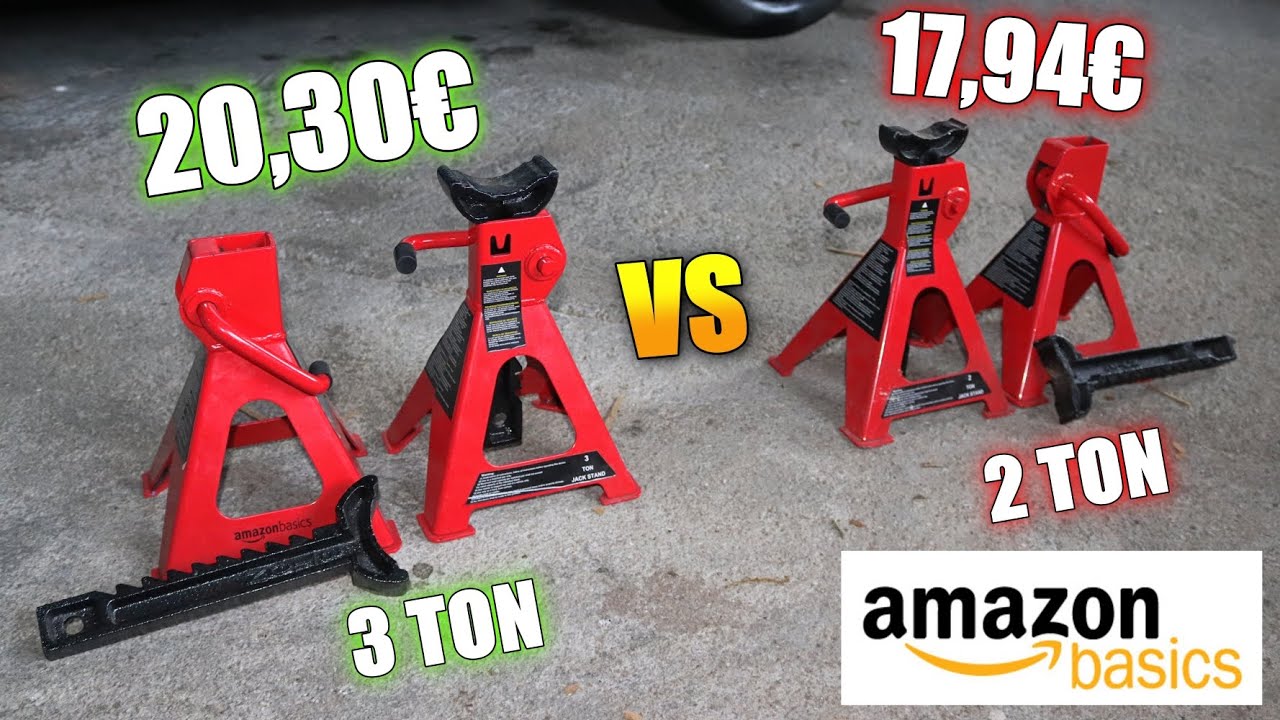 Borriquetas 2 y 3 toneladas Amazon Basics diferencias