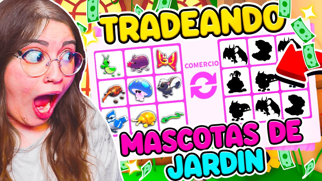 TRADEANDO *SOLO* TODAS LAS NUEVAS MASCOTAS DE JARDÍN en ADOPT ME!! (Roblox) 🌻
