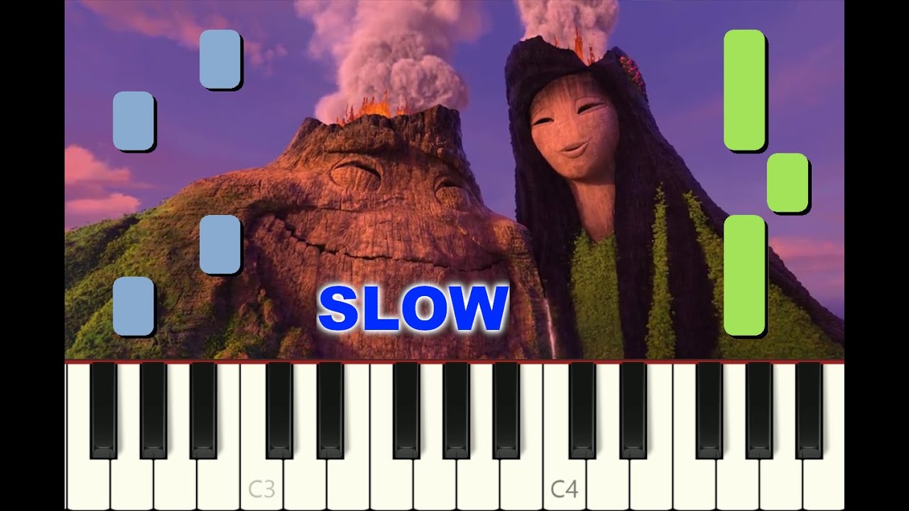 SLOW EASY piano tutorial 