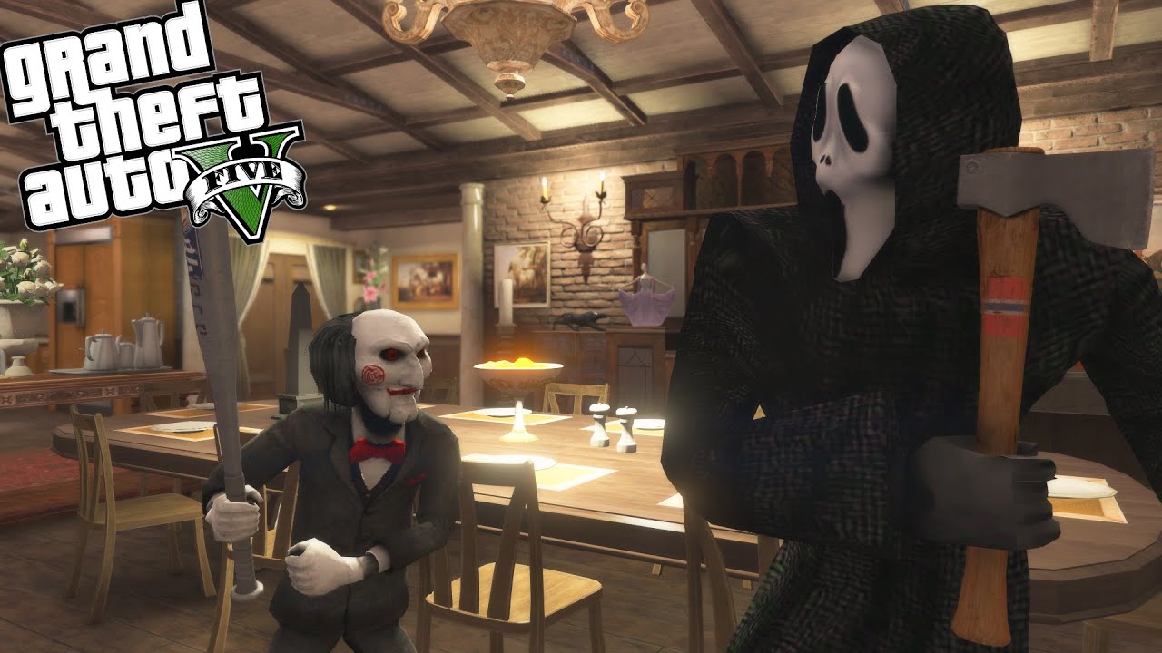 ИГРАЮ ЗА КРИКА В ГТА 5!! КРИК ПРОТИВ ПИЛЫ В GTA V МОДЫ MODS