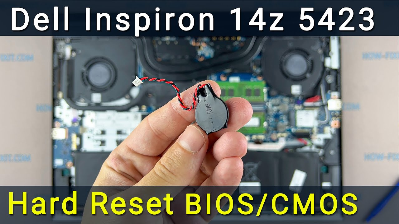 Сброс BIOS на Dell Inspiron 14z 5423 | Замена батарейки CMOS