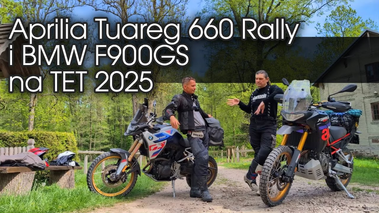 Gamonie Wybierają Konie odc. 60 TET 2025 Aprilia Tuareg 660 Rally, BMW F900GS