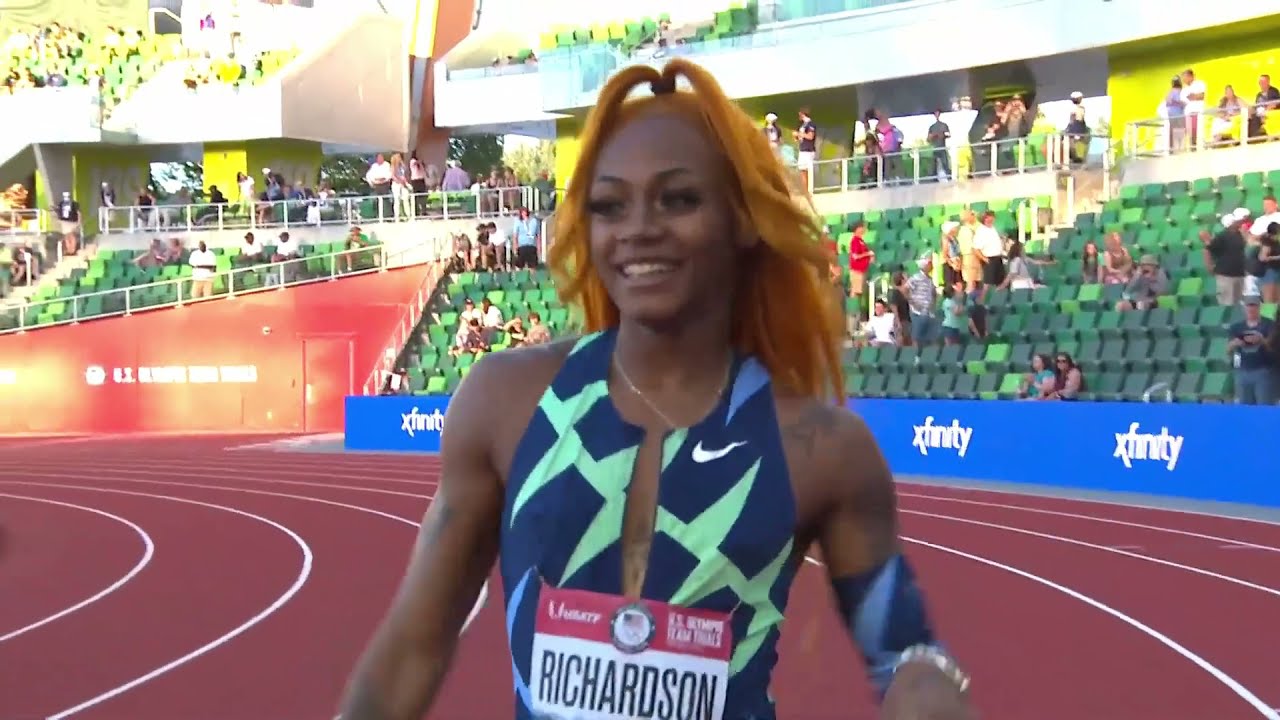 Women's 100m Finals - USA 2021 Track & Field Olympic Trials