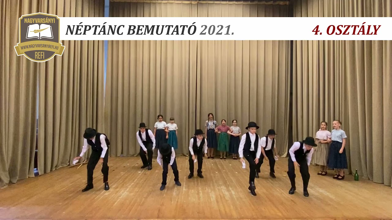 Nagyvarsány 4. osztály - Néptánc bemutató - Mezőföldi táncok