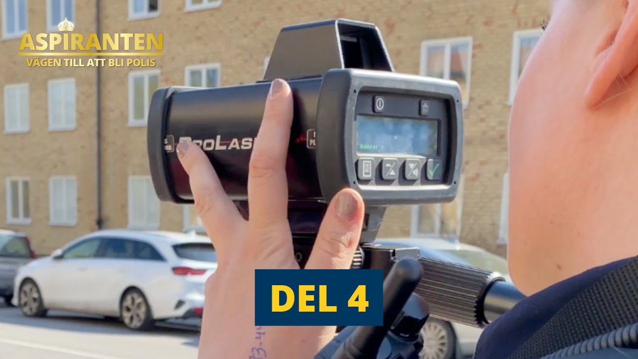 Aspiranten #4 Första trafikkontrollen – hur snabbt kör kollegan?