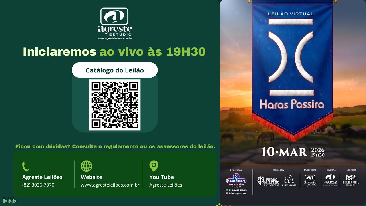 LEIL&Atilde;O VIRTUAL HARAS PASSIRA 2026 - 10.03.2026