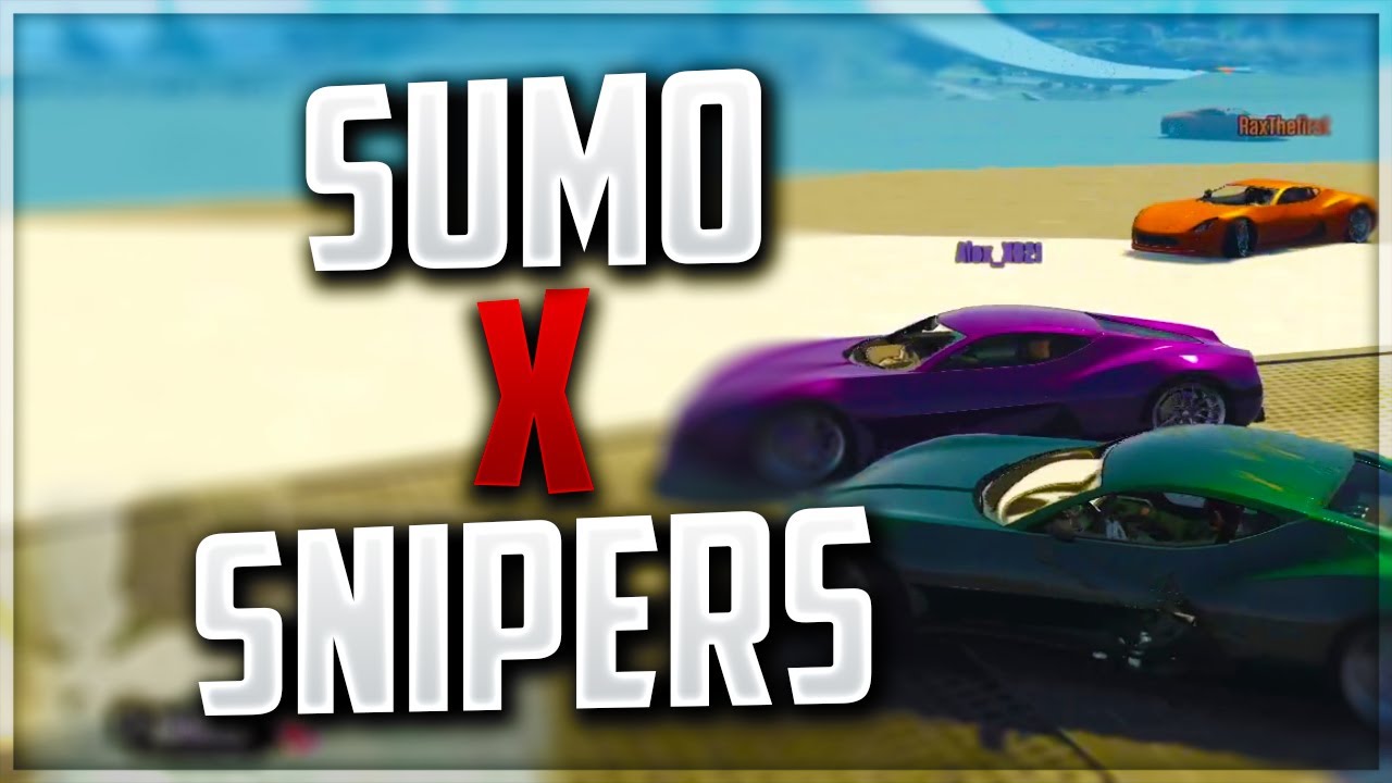 SUMO x SNIPER vs SUPER! GTA5 TROLLING!