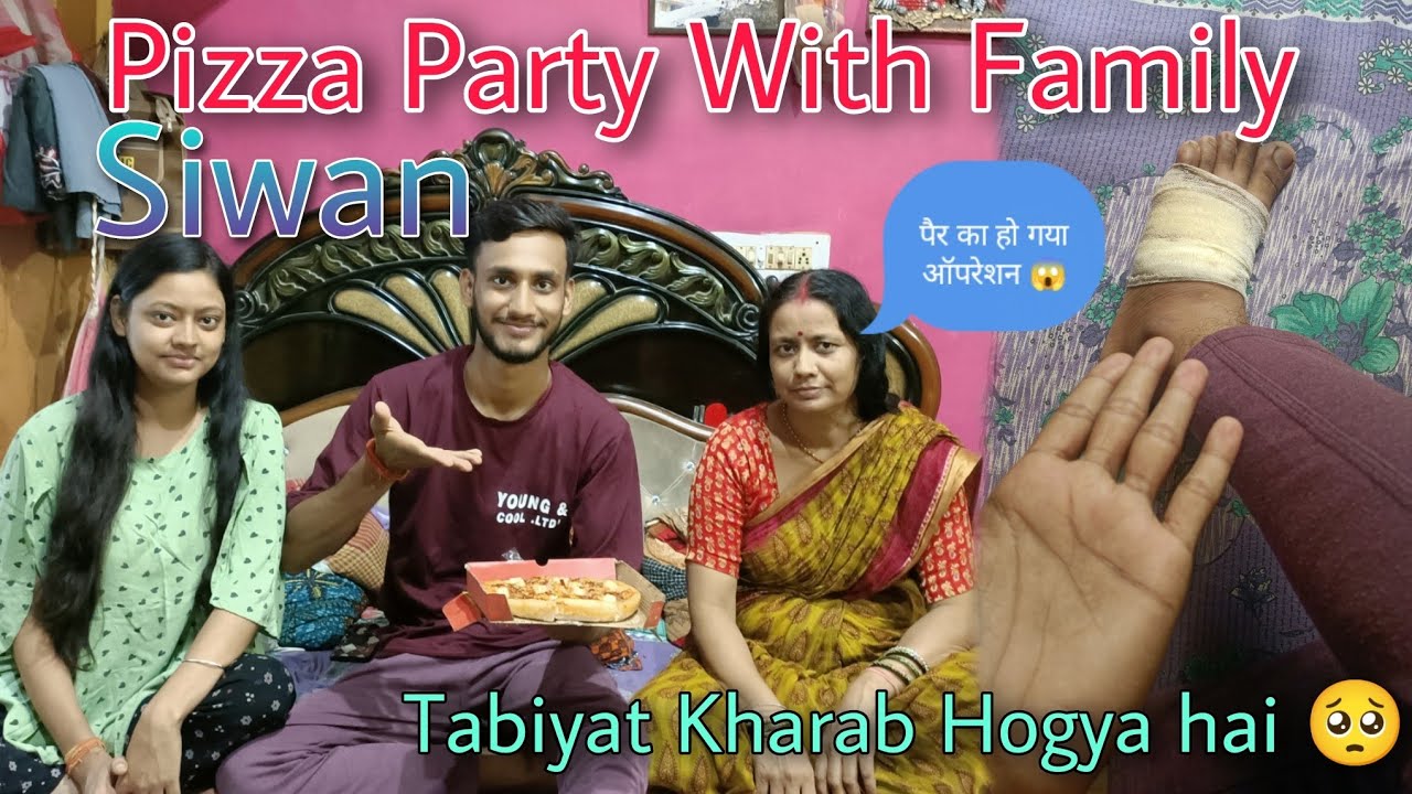 Pizza Party With Family 🥳 Tabiyat Hogya Kharab 🥺 Keshari Vlogtech