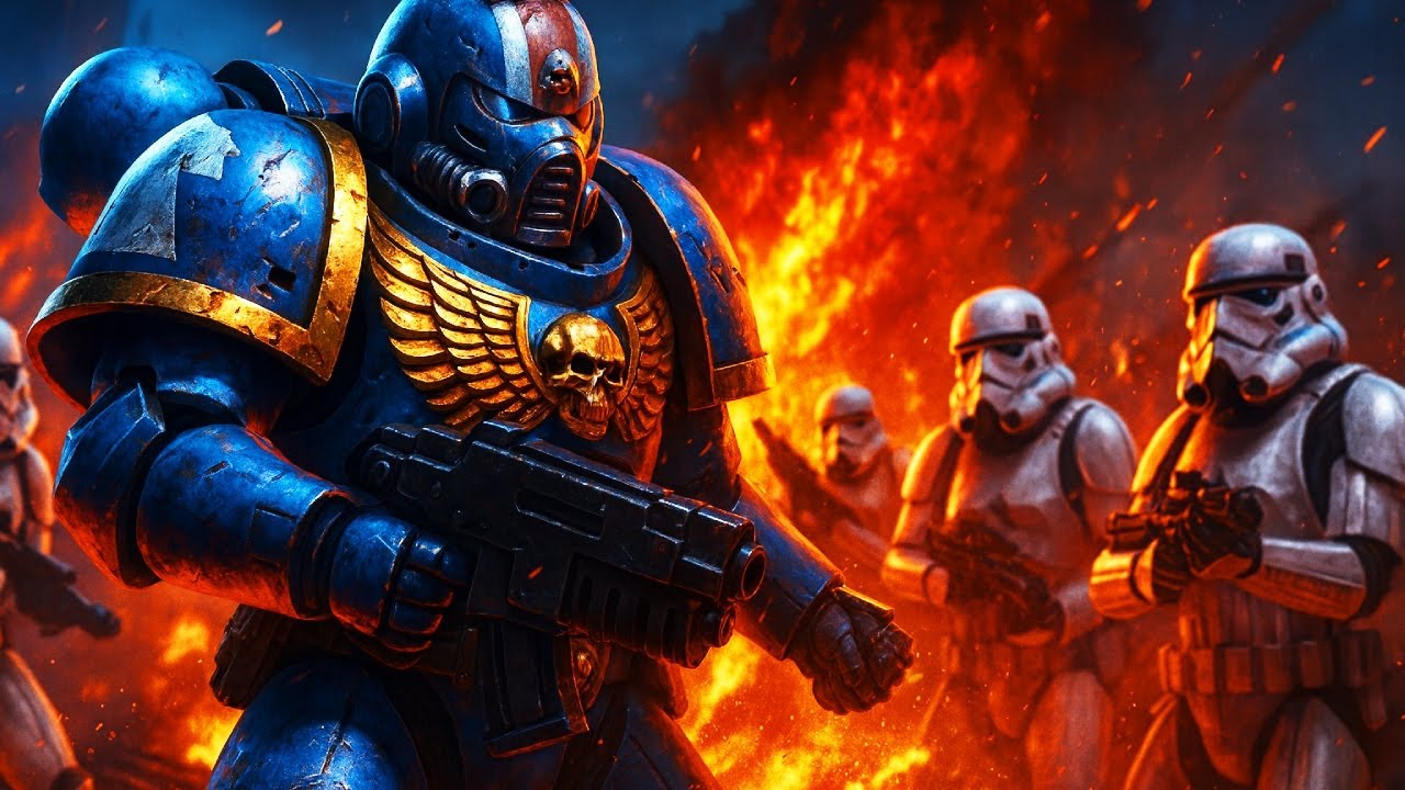 What If A Space Marine Came Into Star Wars?