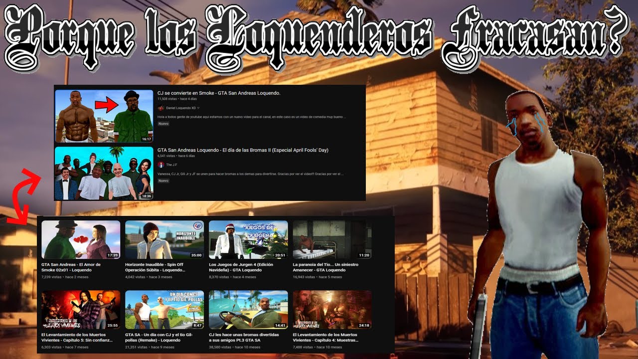 La Triste Realidad de Ser Loquendero de GTA San Andreas - Porque Fracasan los Loquenderos de GTA SA?