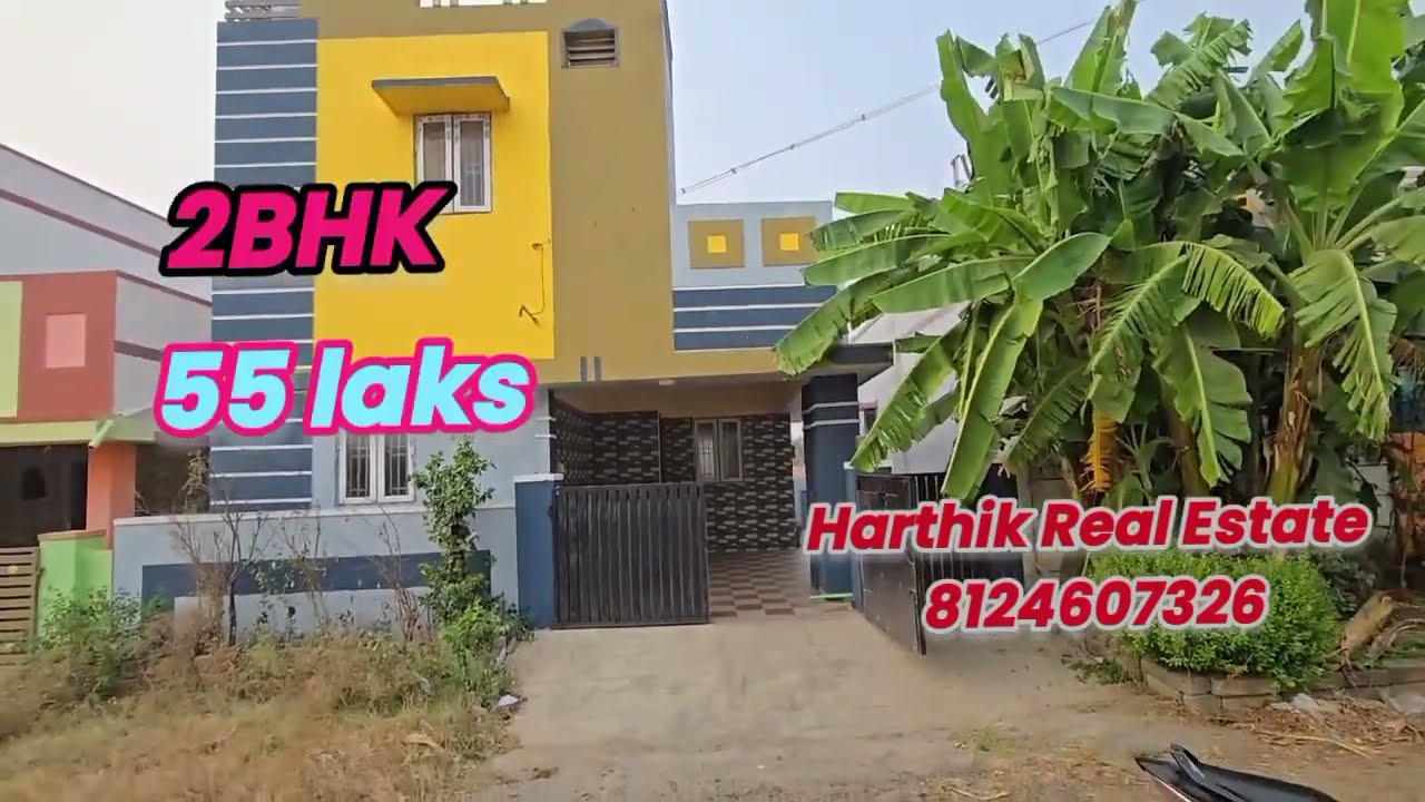 2BHK 2years old house sale in Othakkalmandapam 