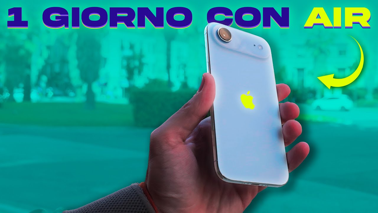1 GIORNO con iPhone Air: Non ci credevo, ma mi ha conquistato