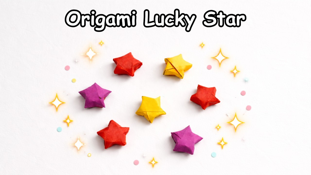 Origami Lucky Star Tutorial ⭐