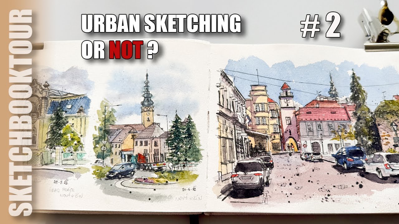 📖 Sketchbook Tour #2: Can We Call It Urban Sketching?