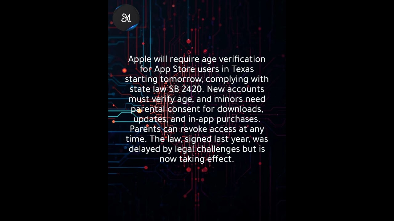 Apple requires age verification for App Store users in Texas