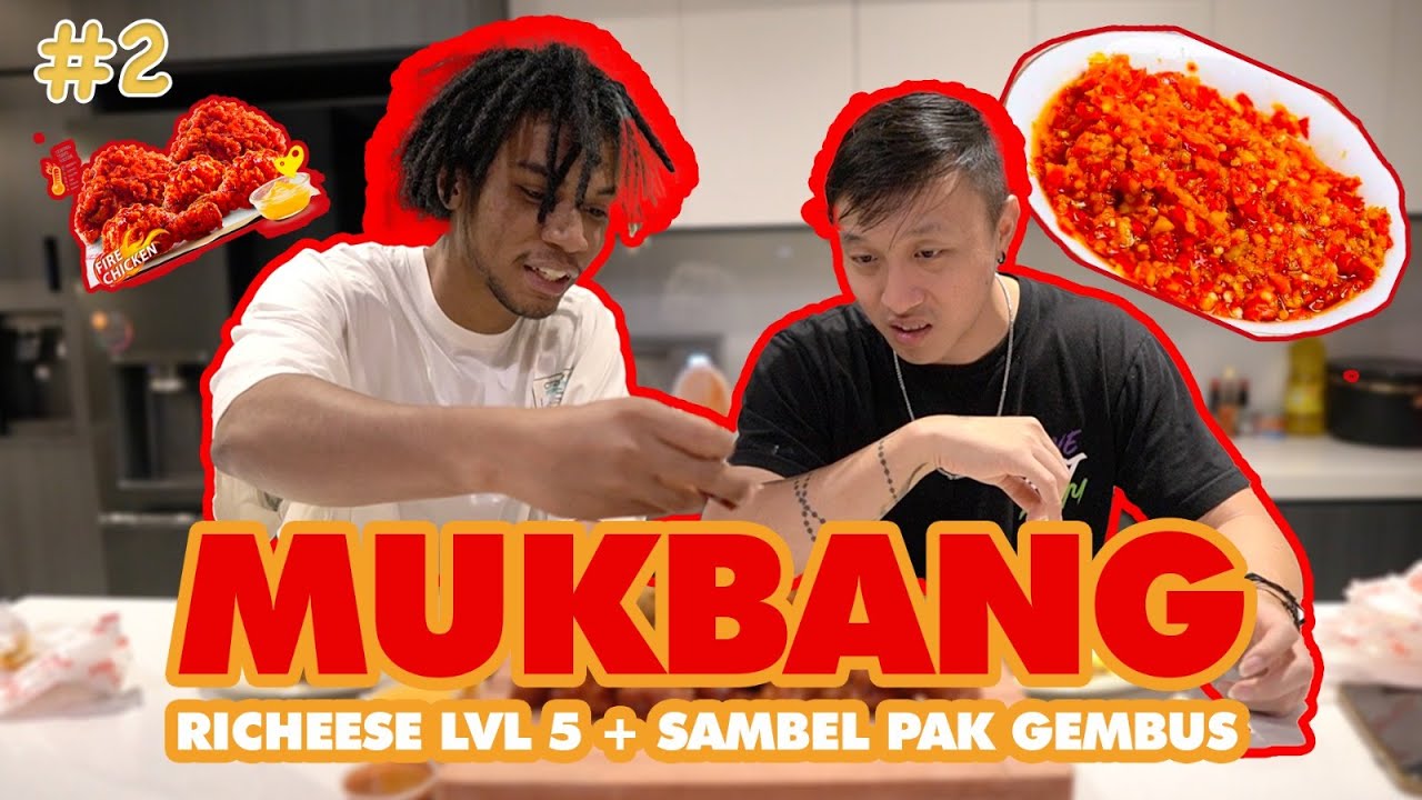 MUKBANG RICHEESE LVL 5 + SAMBEL PAK GEMBUS BARENG @BrandonKent Everything