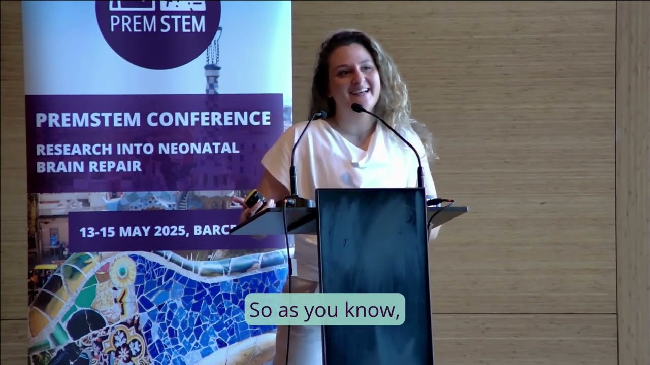 'Towards Effective Neurotherapies for Preterm Brain Injury' presentation by Cindy Bokobza