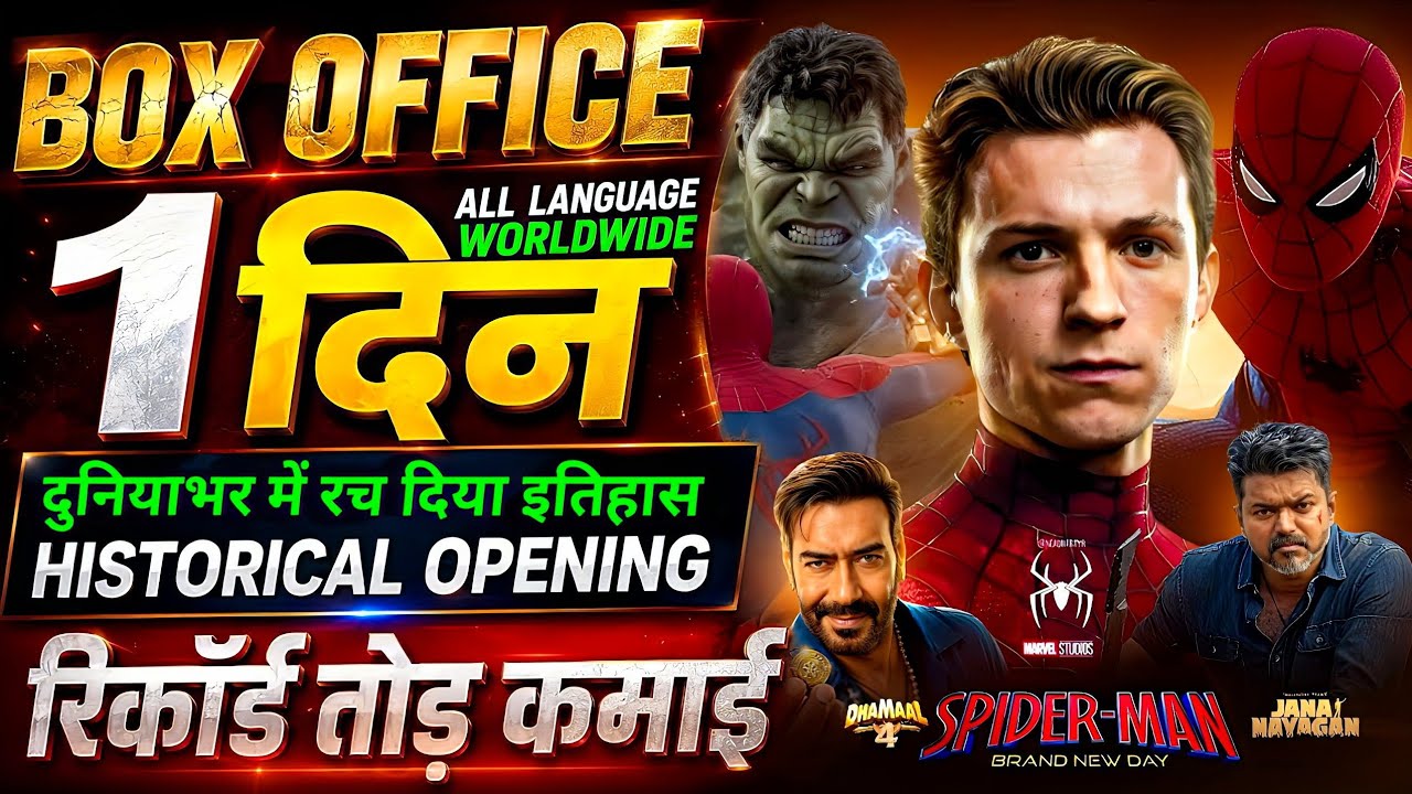Spiderman Brand New Day Box Office Collection In India, Spiderman Brand New Day Collection Worldwide
