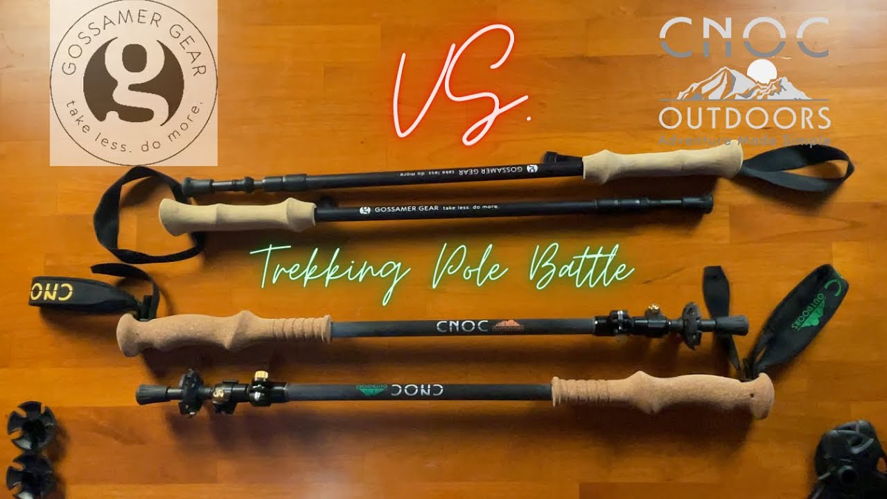 Gossamer Gear LT 5 VS. Cnoc Carbon Cork Trekking Pole Show Down | Gear Review