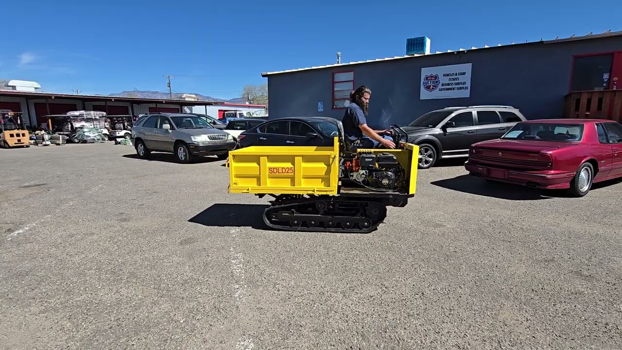 SDLD25 Crawler Dump Truck Engine, Drive, Dump Bed, & Walk Around