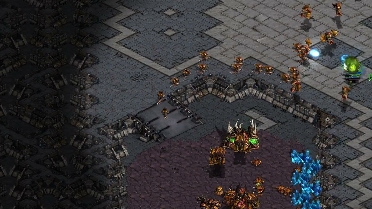 스타크래프트 인공지능 TSCMOOZ VS 맥 레이븐 토스 불가능한 게임을 역전하는 미친 인공지능
