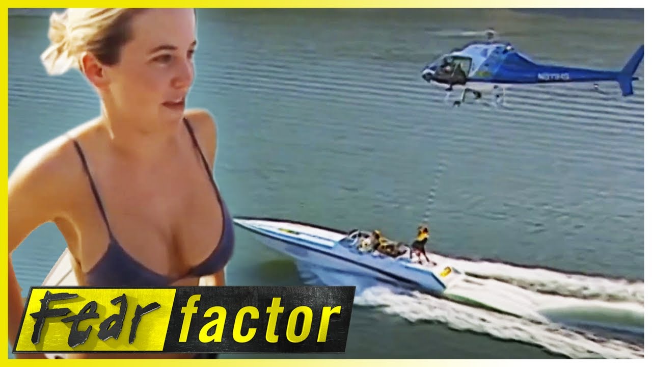SPEEDBOAT To Helicopter & WORM Transfer 🚤| Fear Factor US | S03 E06 | Full Episodes | Thrill Zone