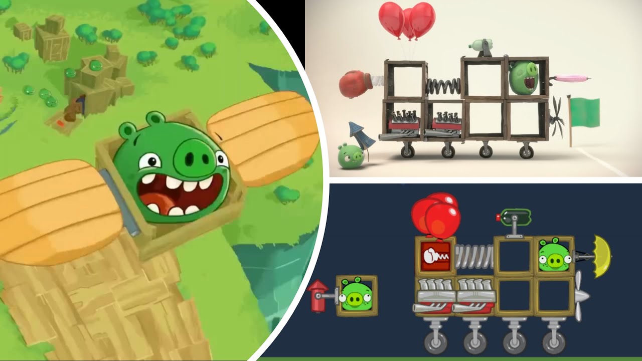 Bad piggies vs Bad piggies 2