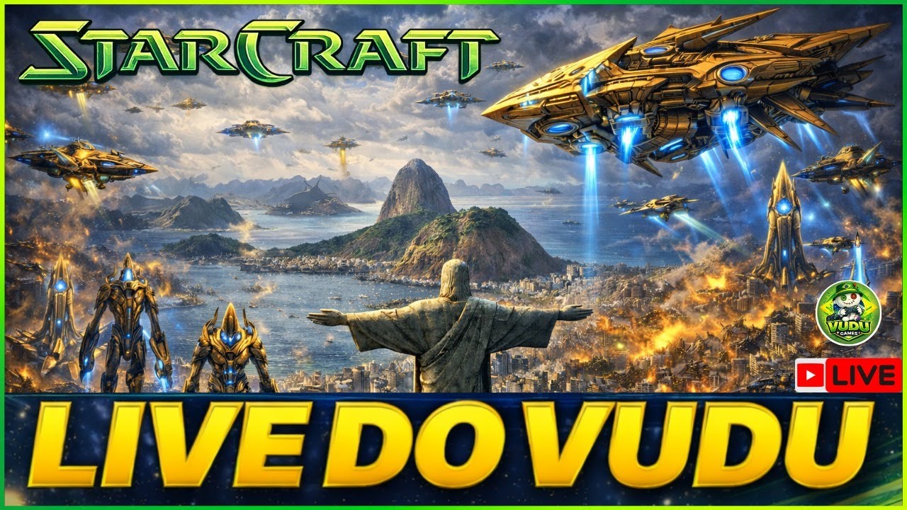 🟢 LIVE 26.02.11 | STARCRAFT  REMASTERED - GAMEPLAY AO VIVO | LIVE DO VUDU