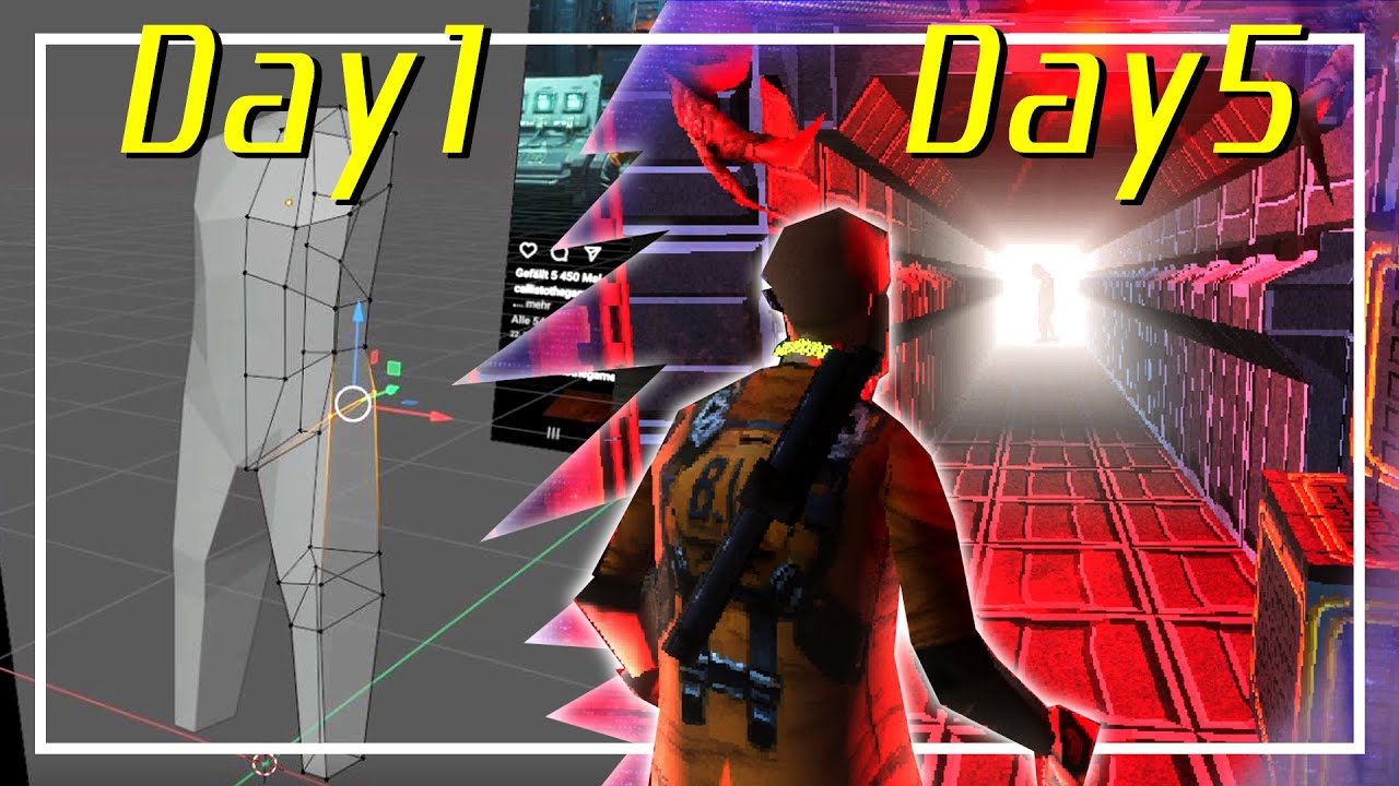 5 days to PS1 Demake the Callisto Protocol | Devlog