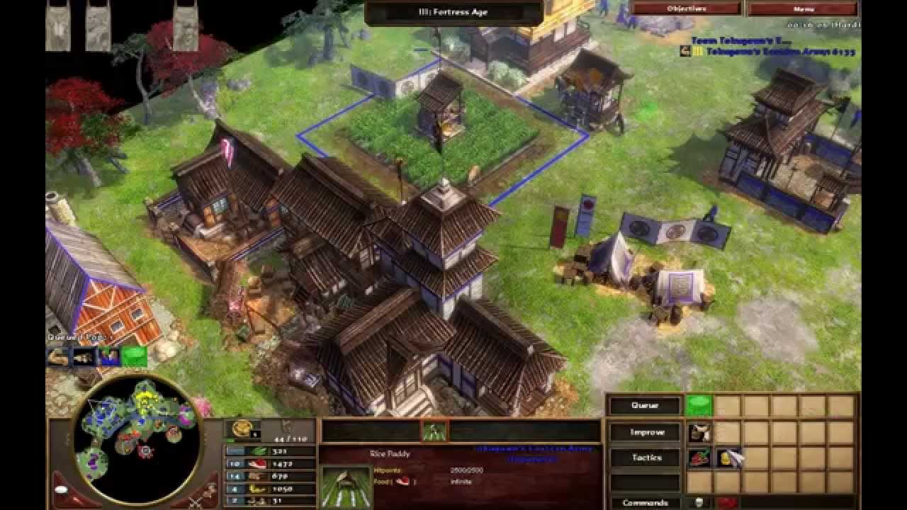 The Siege of Osaka - Japan M1 - Hard Walkthrough - Age of Empires III Asian Dynasties