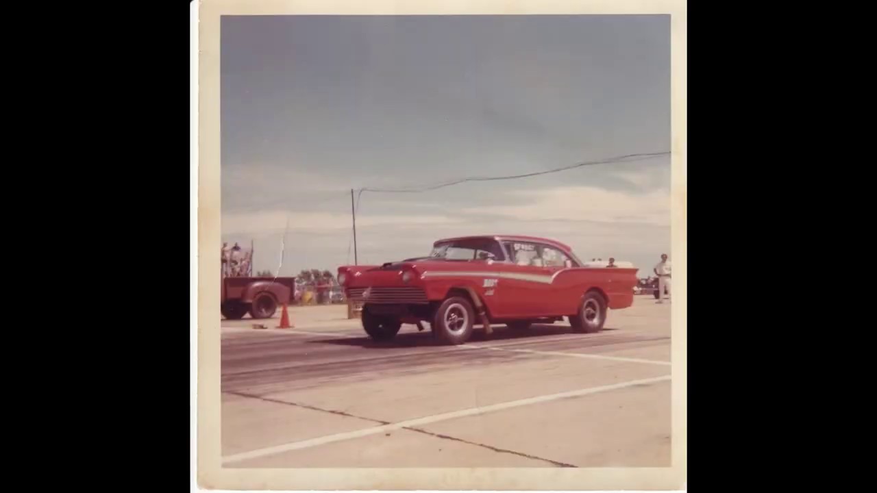 Orange 1957 Ford Gasser short version 15min