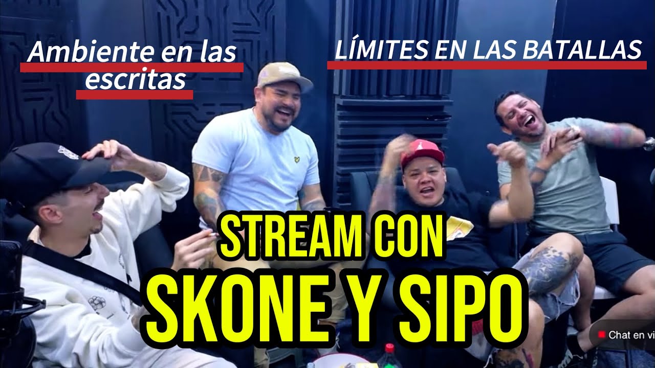 STREAM CON SKONE Y SIPO 🔥 - ¿Hay límites en las batallas? | Ambiente en las escritas 
