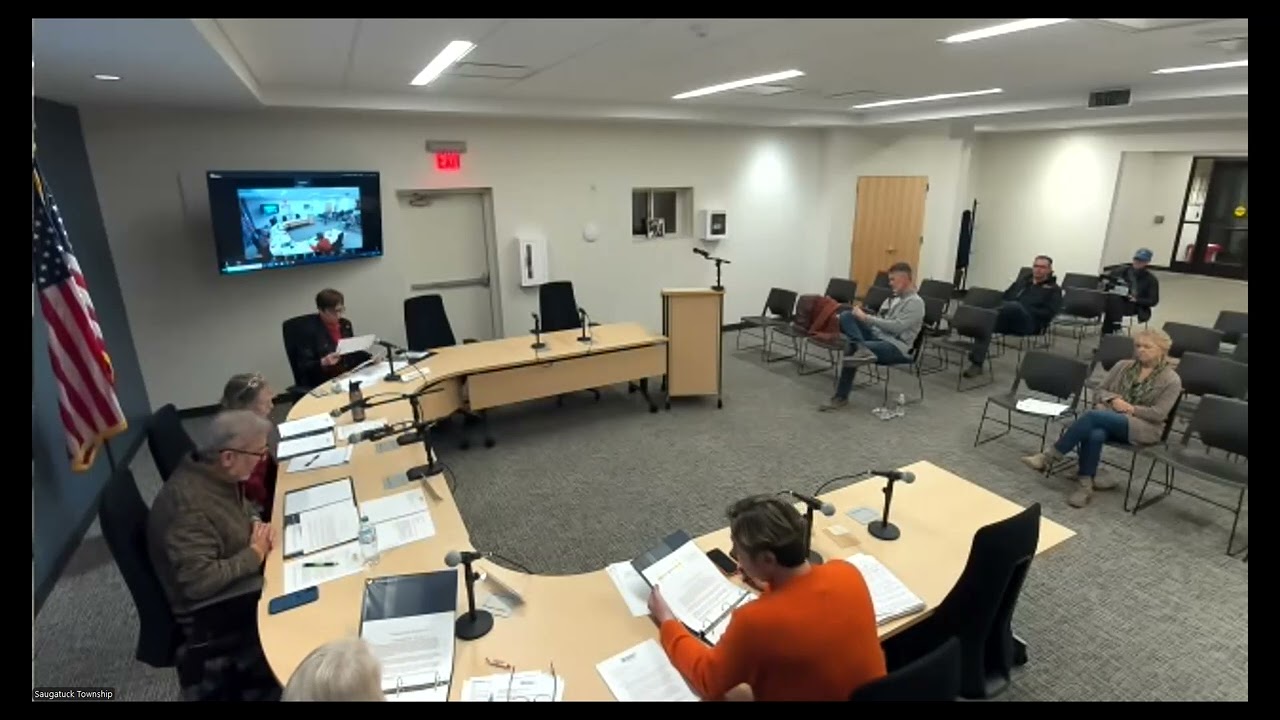 Saugatuck Township Board Meeting November 12, 2025