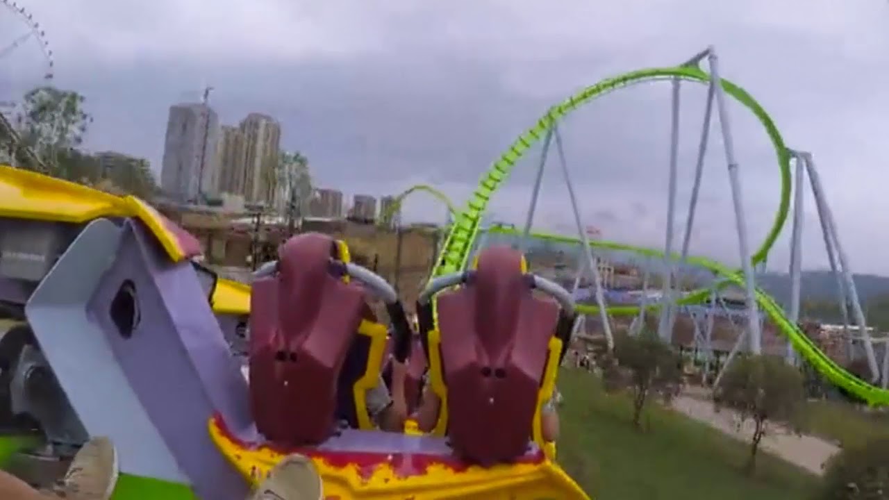Flying Wing Coaster- Happy Valley Chongqing- pov Onride