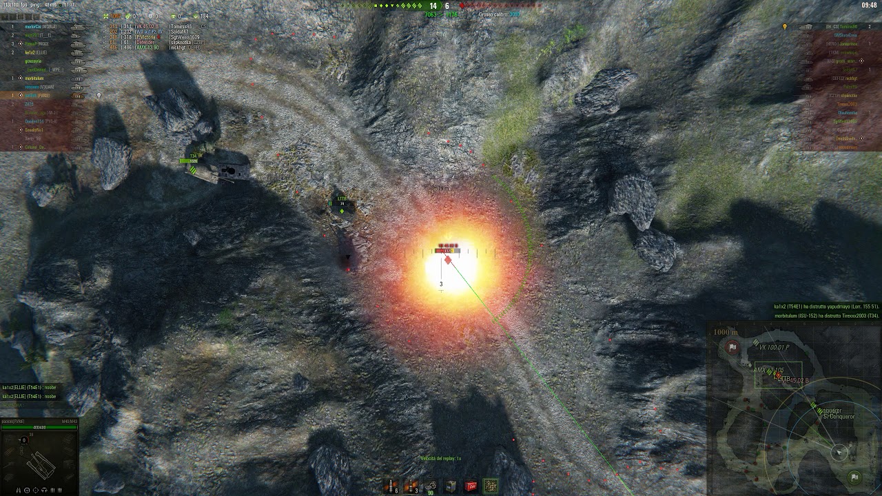World of Tanks  bug invisible tank again!