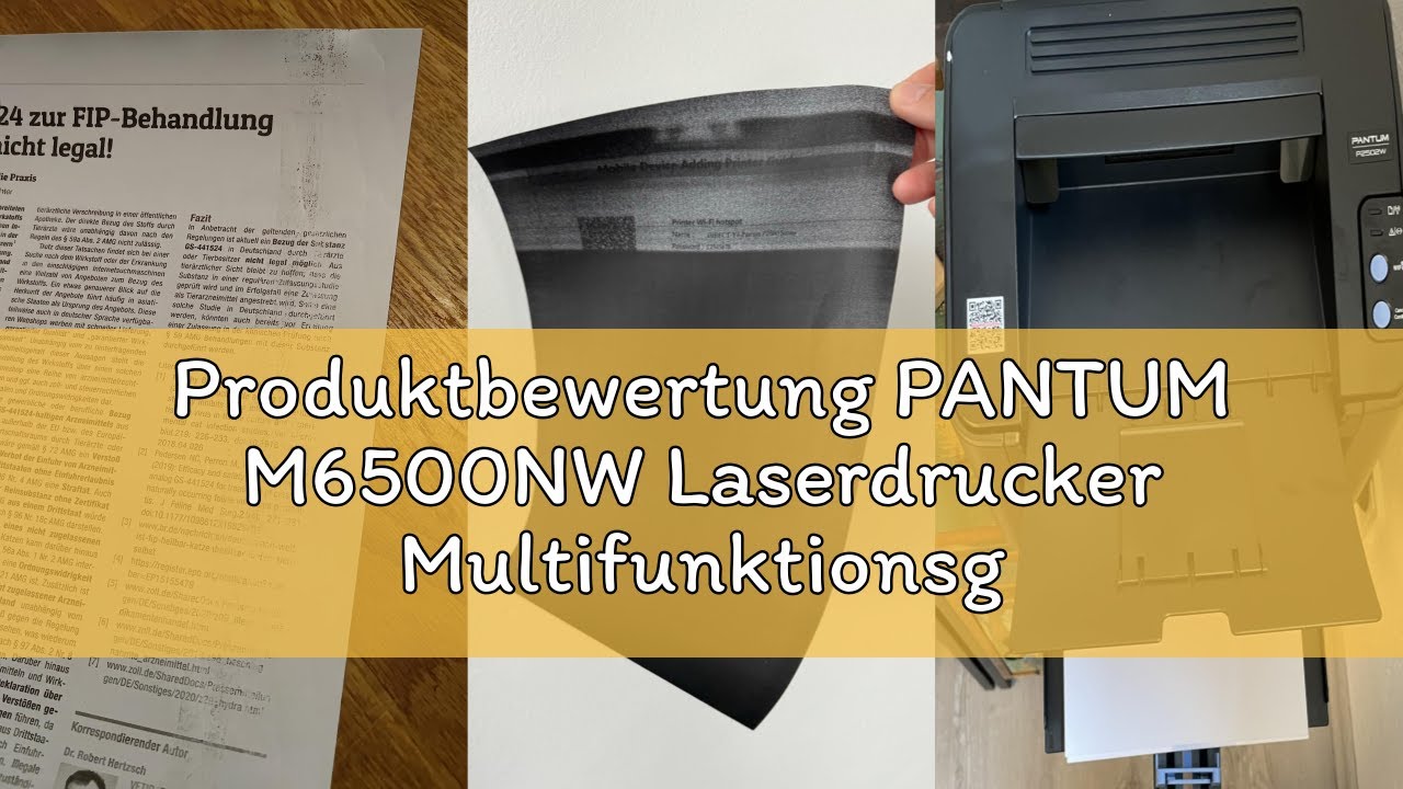 Produktbewertung PANTUM M6500NW Laserdrucker Multifunktionsger&auml;t mit Scanner und Kopierer,Drucker WL