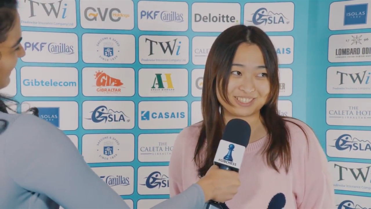 Interview w. Ju Wenjun: Women's Winner at Gibraltar Chess 2017