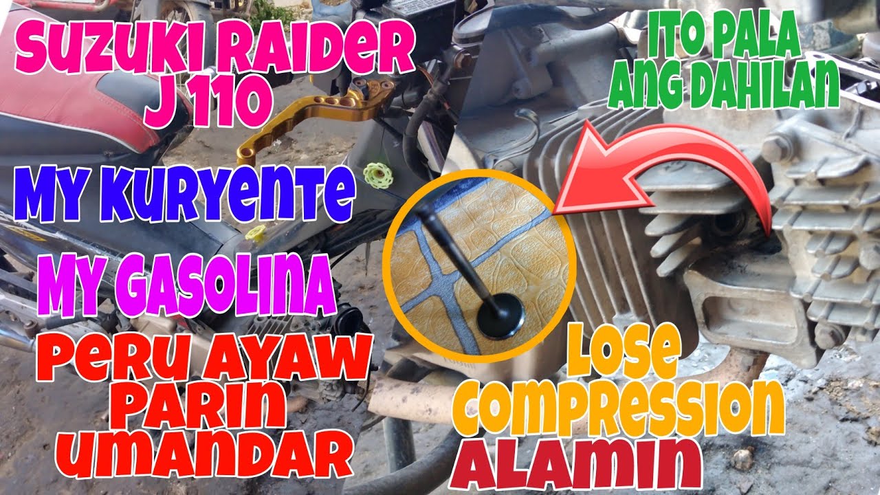 Suzuki Raider J 110 may Kuryente may Gasolina Peru Ayaw parin Umandar. Ito Pala ang Dahilan. Alamin.