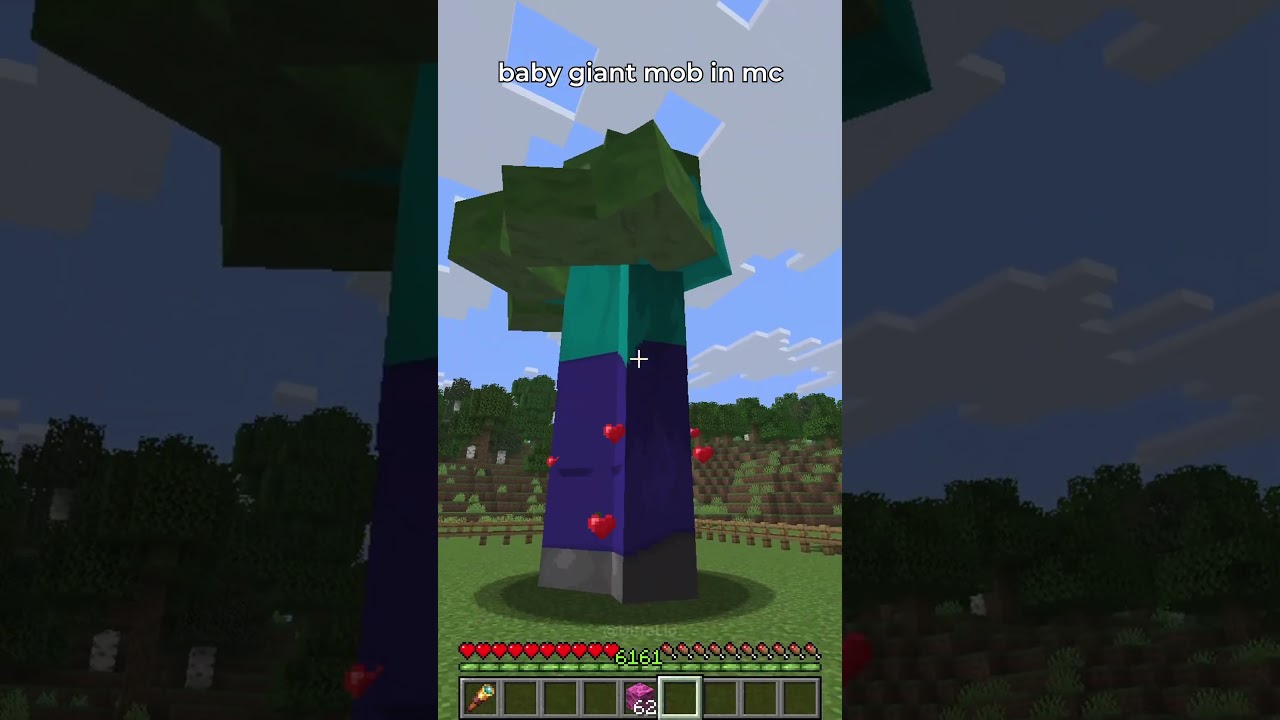 breeding two giants in #minecraft 🥰