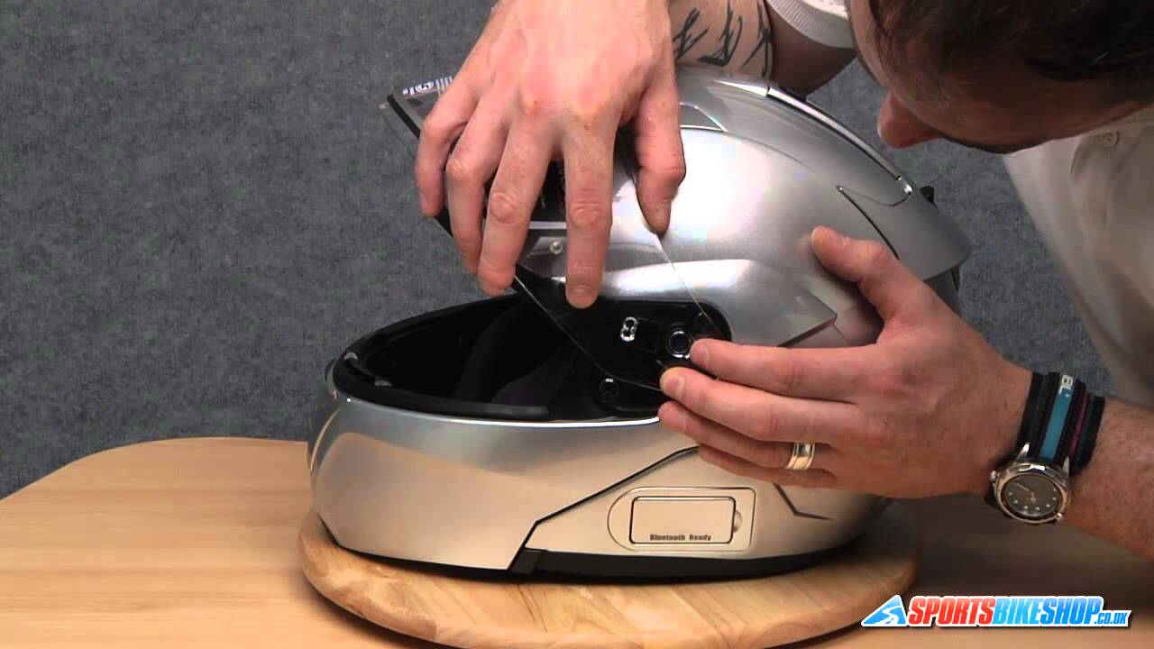How To Change A HJC HJ-17 Visor (C91 helmet)
