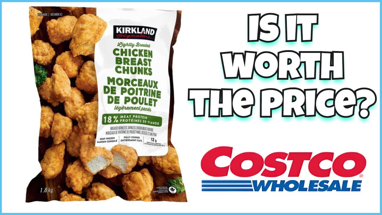 KIRKLAND Chicken Breast Chunks - Airfrying and Review