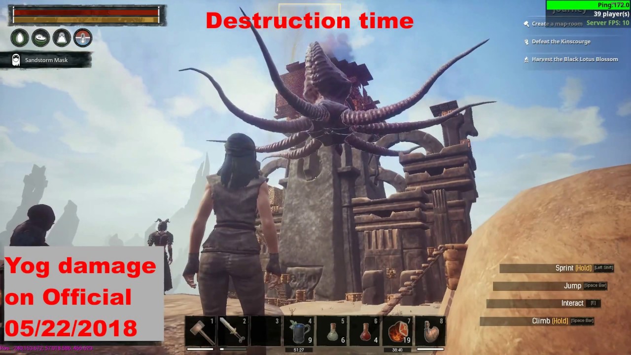 Conan Exiles Summon Yog Damage on Official