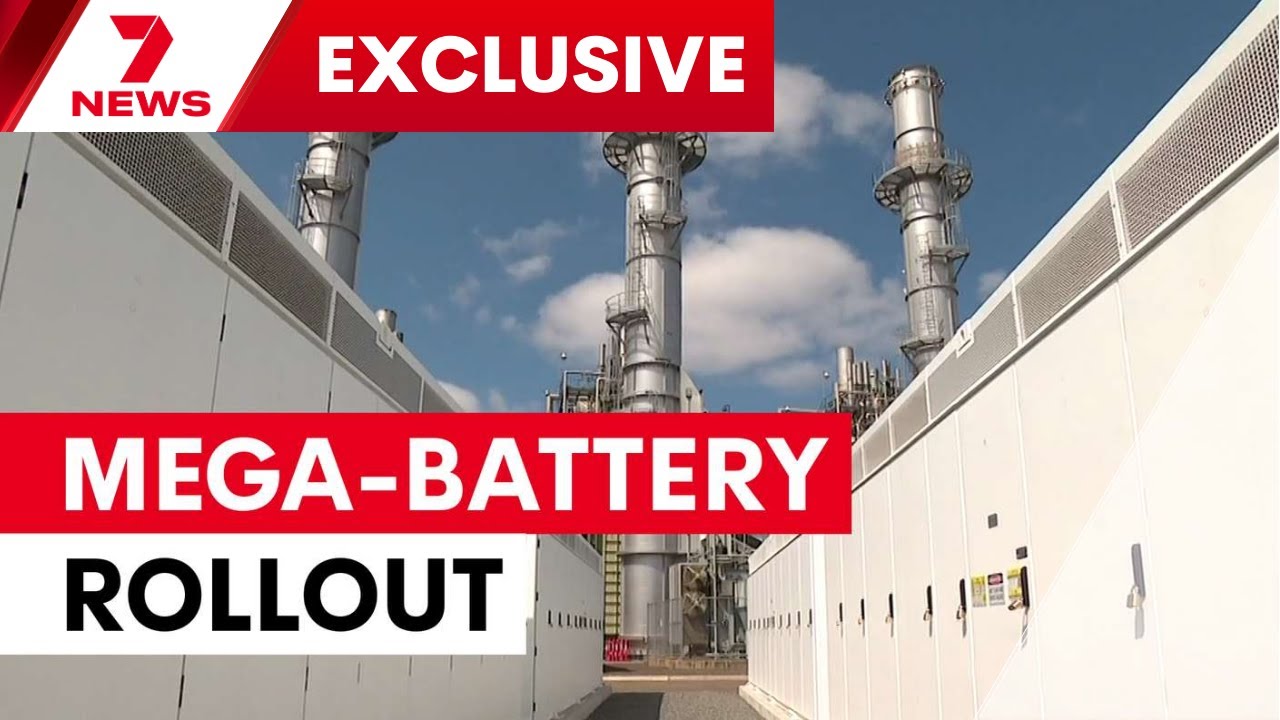 Sydney's mega-battery rollout to power energy transition | 7NEWS