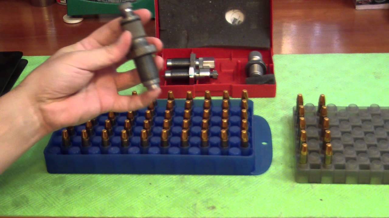 Proceso completo recarga cartucho 9 mm Luger - 3ª Parte