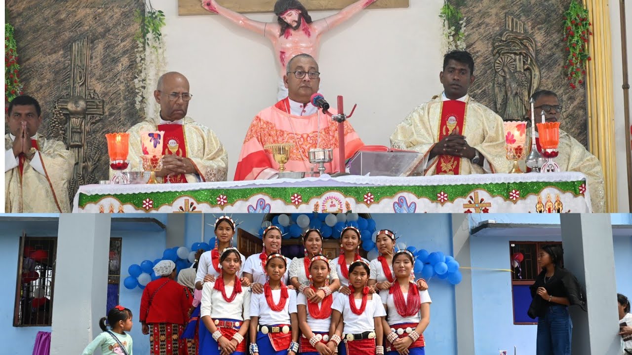 Bishop Rev.George Palliparambil Inaugurated St.Marry's Church Luaksim Kanubari // 06/03/2026