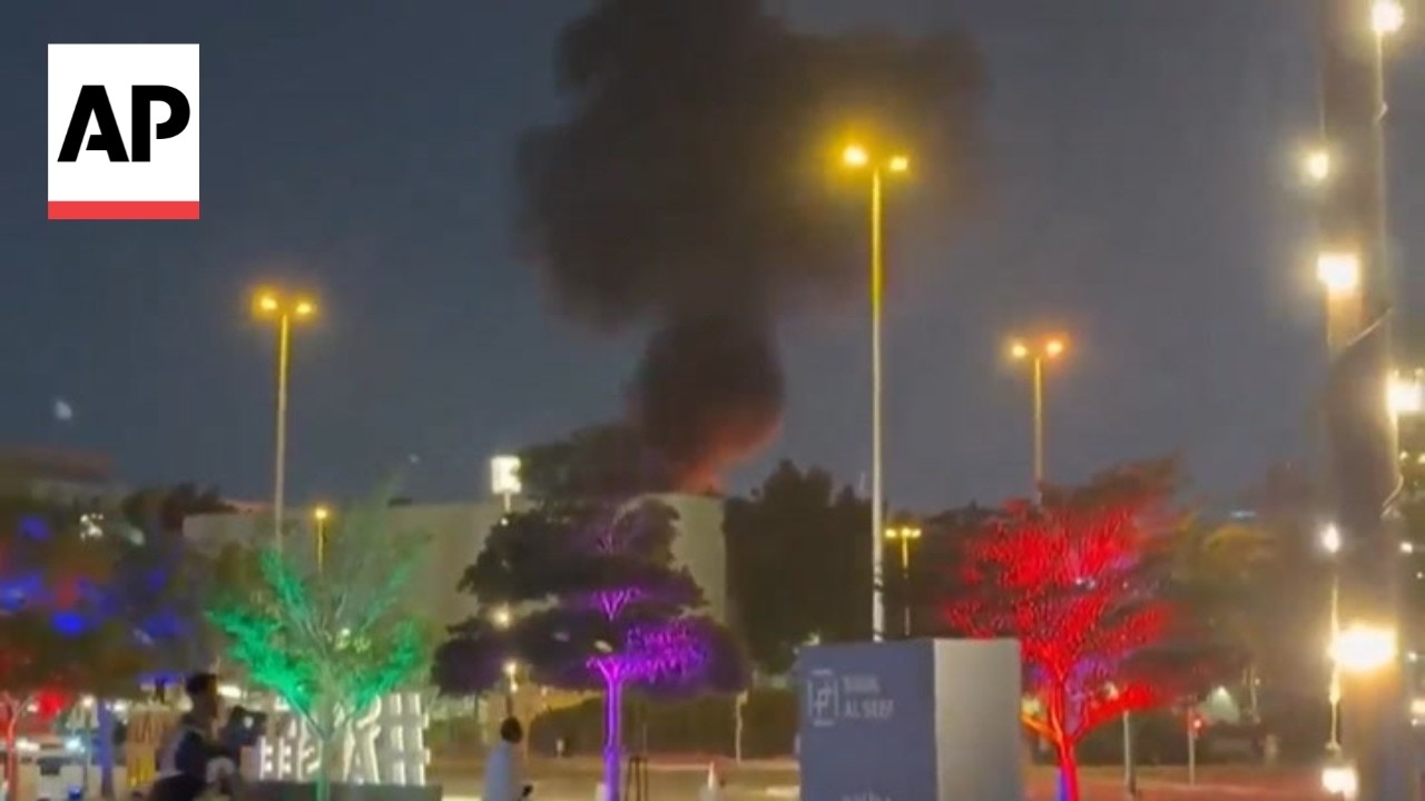 Video shows a huge blast near the US consulate in Dubai