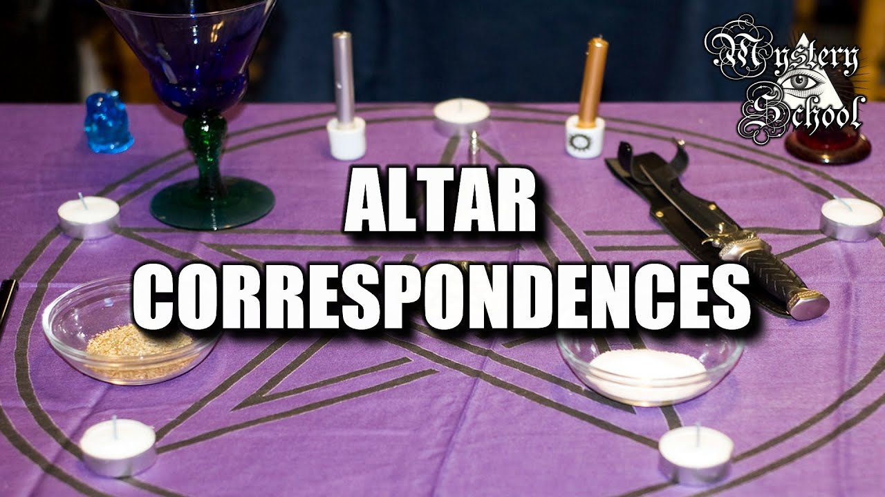 Altar Correspondences | Mystery School 211