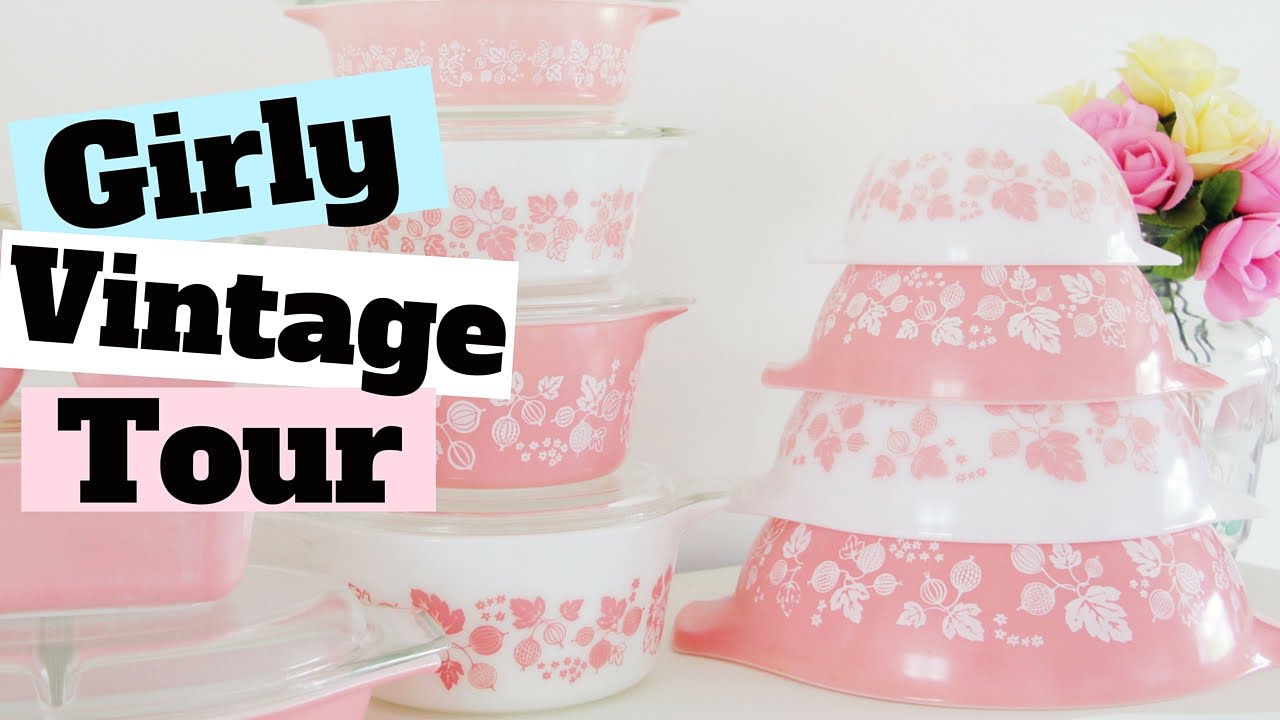 My Girly Vintage Kitchen TOUR 2016 | Where To Buy Girly Kitchen Supplies