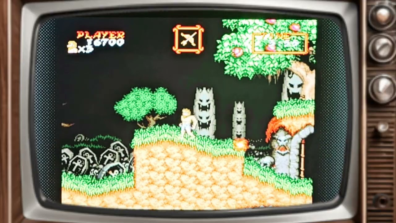 First time playing super ghouls n Ghosts . SNES (gameplay)