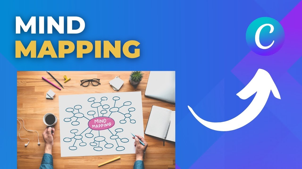 MIND MAPPING gratuit avec Canva (Carte conceptuelle)